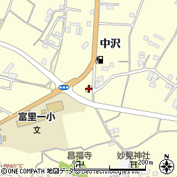 セブンイレブン富里中沢店周辺の地図