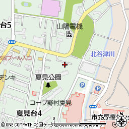 千葉県船橋市夏見台4丁目20-34周辺の地図