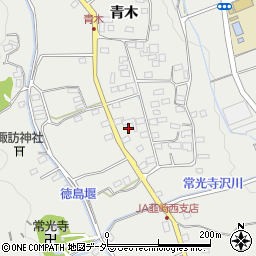 山梨県韮崎市清哲町青木1405周辺の地図