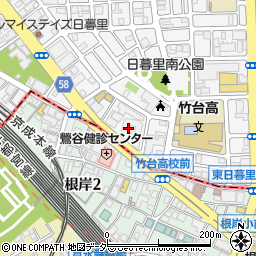 マルエツプチ東日暮里店周辺の地図