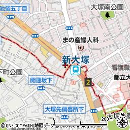 ラーメン春樹 新大塚店周辺の地図