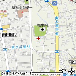 東京都福生市熊川686-2周辺の地図
