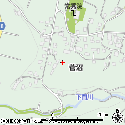 長野県駒ヶ根市中沢2662周辺の地図