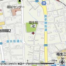東京都福生市熊川686周辺の地図