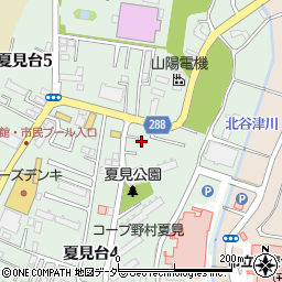 千葉県船橋市夏見台4丁目20-46周辺の地図
