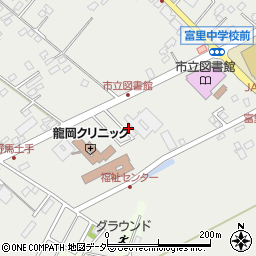 千葉県富里市七栄653-38周辺の地図
