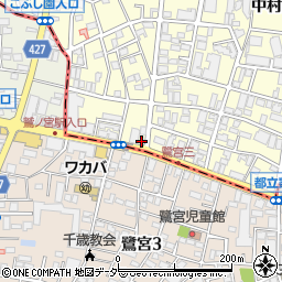 東京都練馬区中村南3丁目11-16周辺の地図