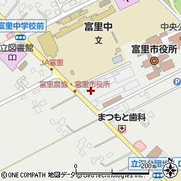 ＪＡ富里市購買店舗周辺の地図