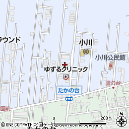 防衛庁小平宿舎周辺の地図