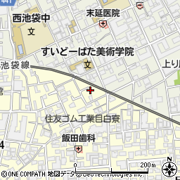 東京都豊島区目白4丁目21周辺の地図