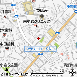 東京都江戸川区南小岩周辺の地図