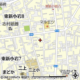 読売新聞　東新小岩サービスセンター周辺の地図