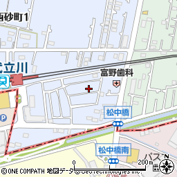 東京都立川市西砂町1丁目2-95周辺の地図