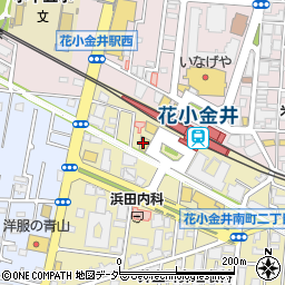 カーブス　花小金井店周辺の地図