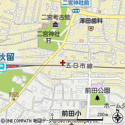 東京都あきる野市二宮1185-8周辺の地図