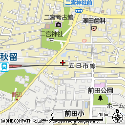 東京都あきる野市二宮1185周辺の地図