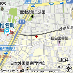 東京都豊島区目白5丁目30-4周辺の地図