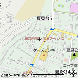 千葉県船橋市夏見台5丁目12-25周辺の地図