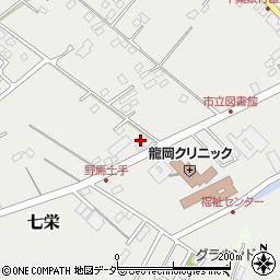 千葉県富里市七栄865-2周辺の地図