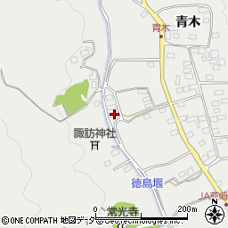 山梨県韮崎市清哲町青木2461周辺の地図