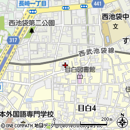 東京都豊島区目白4丁目30-9周辺の地図