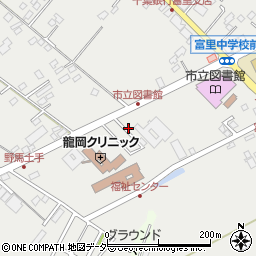 千葉県富里市七栄653-41周辺の地図