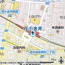 ブレッズ＆カフェ神戸屋 花小金井店周辺の地図
