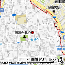 東京都新宿区西落合4丁目周辺の地図