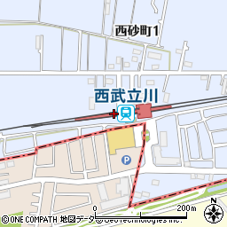 西武立川駅 東京都立川市 駅 路線図から地図を検索 マピオン
