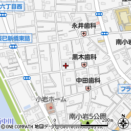 東京都江戸川区南小岩5丁目周辺の地図