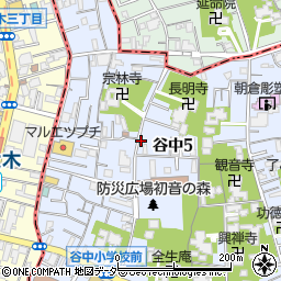 岡倉天心記念公園トイレ周辺の地図