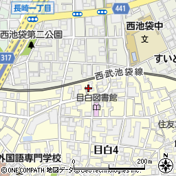 東京都豊島区目白4丁目30-7周辺の地図