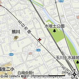 東京都福生市熊川528-7周辺の地図