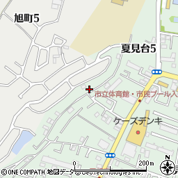 千葉県船橋市夏見台5丁目5-23周辺の地図
