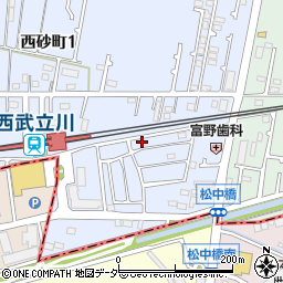東京都立川市西砂町1丁目2-161周辺の地図