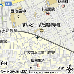 東京都豊島区目白4丁目21-9周辺の地図