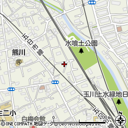 東京都福生市熊川528-25周辺の地図