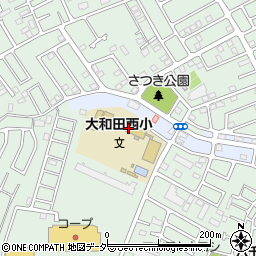 八千代市立大和田西小学校周辺の地図