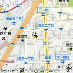 東京都台東区竜泉2丁目周辺の地図