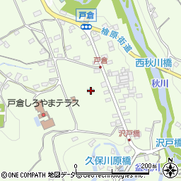 東京都あきる野市戸倉117周辺の地図