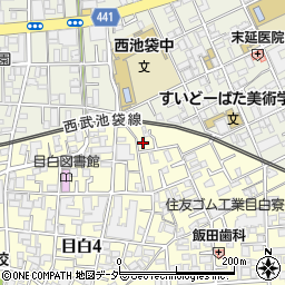 東京都豊島区目白4丁目36-10周辺の地図