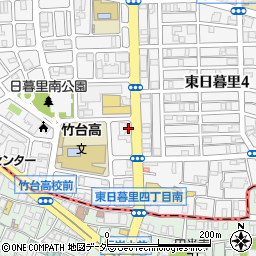 ナビパーク東日暮里第４駐車場周辺の地図