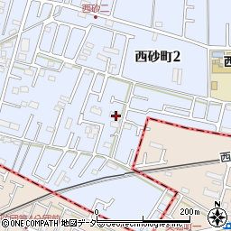 東京都立川市西砂町2丁目21-5周辺の地図