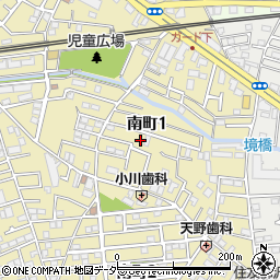 〒188-0012 東京都西東京市南町の地図