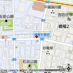 浅草警察署橋場交番庁舎周辺の地図