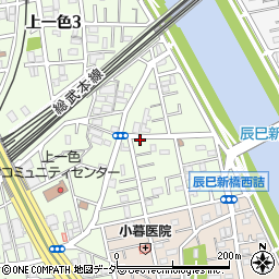 リパーク上一色２丁目駐車場周辺の地図