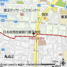 マクドナルド環七豊玉店周辺の地図