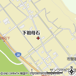山梨県韮崎市下祖母石2239周辺の地図