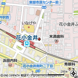 白木屋 花小金井北口駅前店周辺の地図