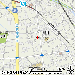 東京都福生市熊川600周辺の地図
